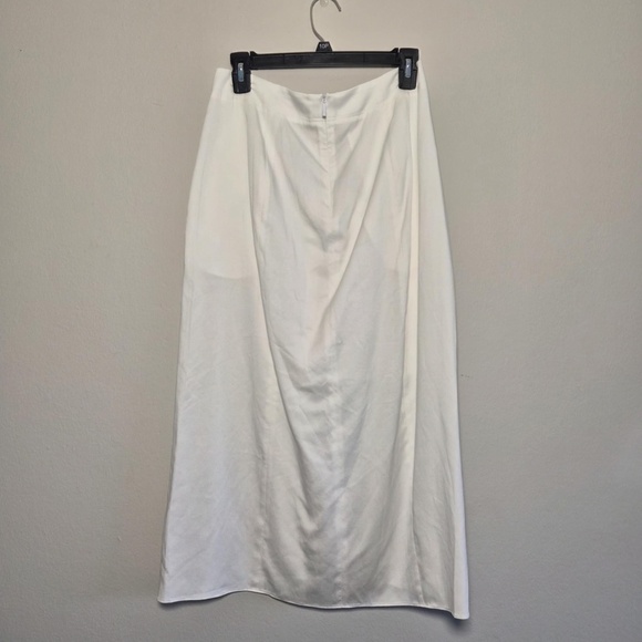 Tibi Asymmetrical Draped Cotton Blend Lagenlook Utility Skirt US 4 - Picture 3 of 6